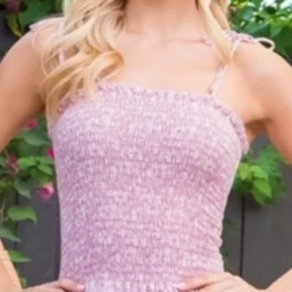 - ๐๐Pink floral smocked dress ๐๐ - Picture 9 of 14